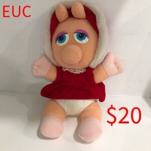 Vintage Mrs. Piggy Plush